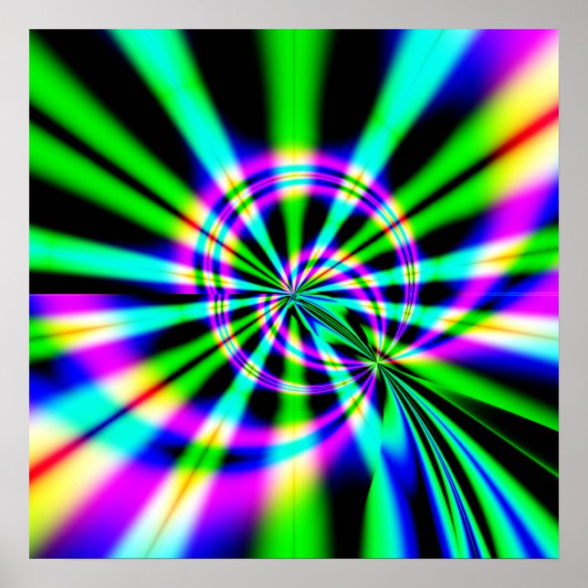 Arte fractal de la rueda de la fortuna (Frente)