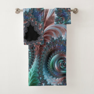 Arte fractal de Mandelbrot boho hippie colorido ge