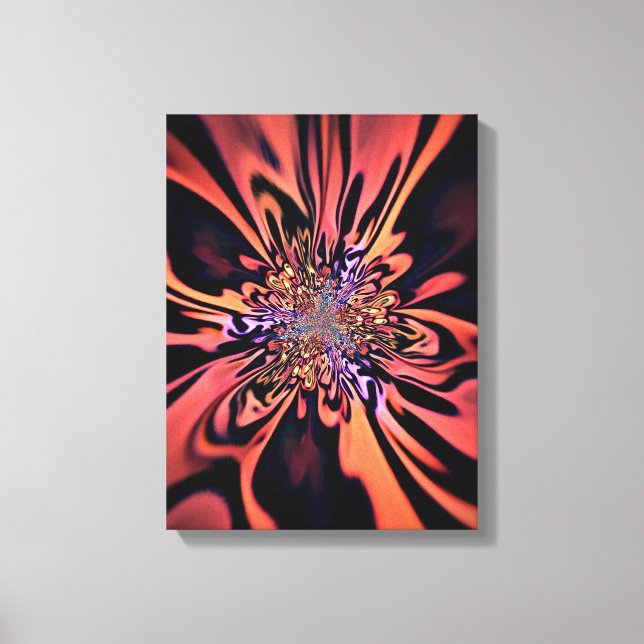 Arte fractal de ráfaga de plasma de coral (Anverso)