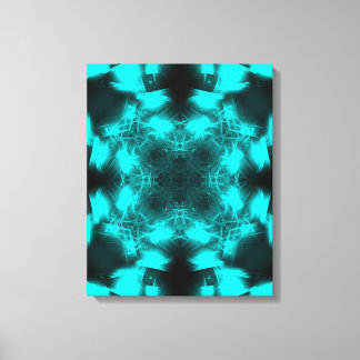 Arte fractal de simetría de plasma de Aqua
