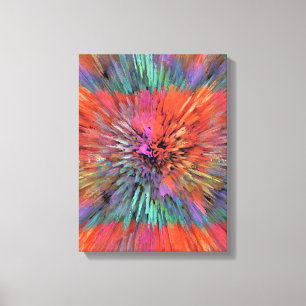 Arte fractal de supernova de arcoíris