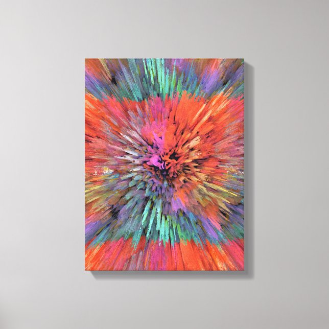 Arte fractal de supernova de arcoíris (Anverso)