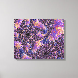 Arte fractal de tono de joya colorido boho groovy 