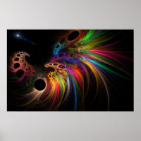 Arte fractal del arco iris