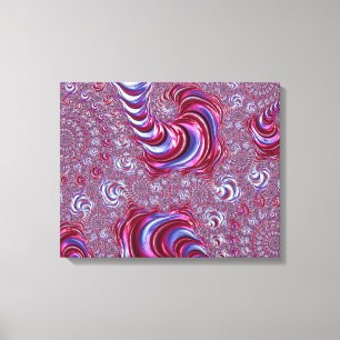 Arte fractal en espiral trippy brillante y vibrant