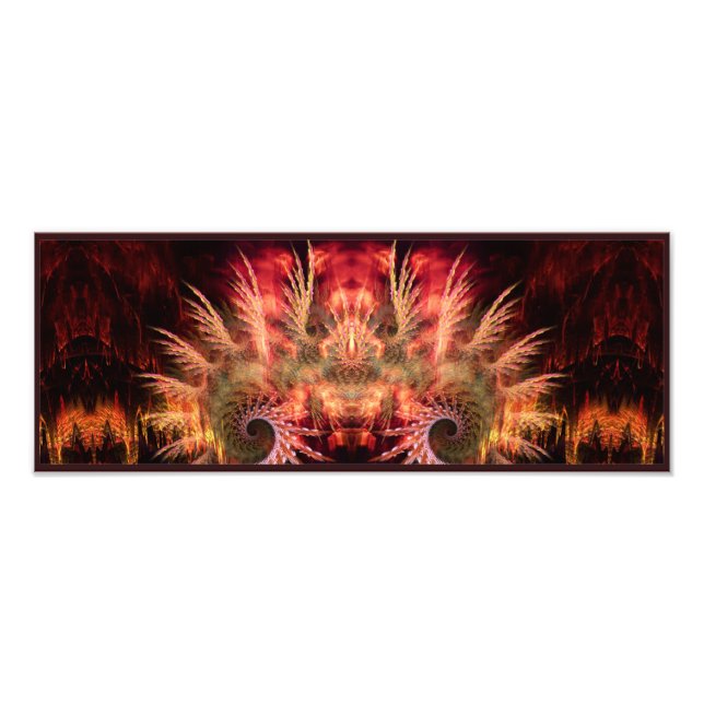 Arte fractal: foto de la realeza terrestre (Frente)