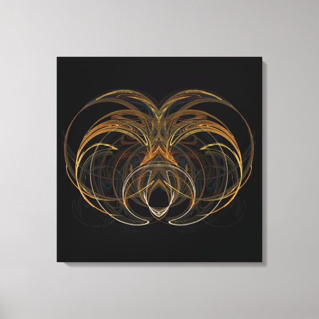 Arte fractal Glory en lienzo (Anverso)