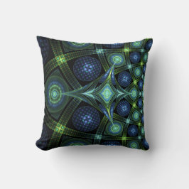 Arte fractal Mandala Cojín decorativo Universo