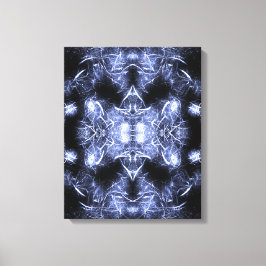 Arte fractal mandala de relámpago eléctrico