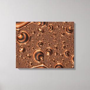 Arte fractal naranja negro espiral trippy funky