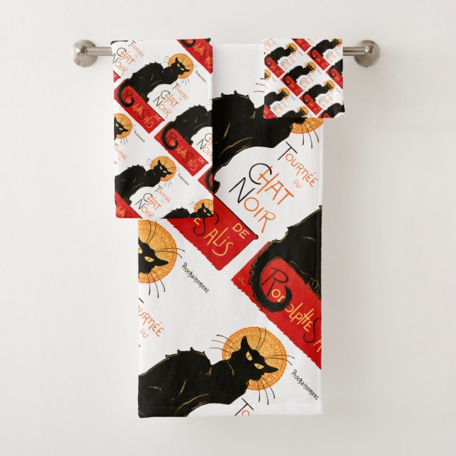 Arte francés Steinlen Black Cat Classic (In situ)