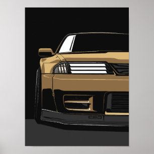 Arte frontal personalizado GTR R32