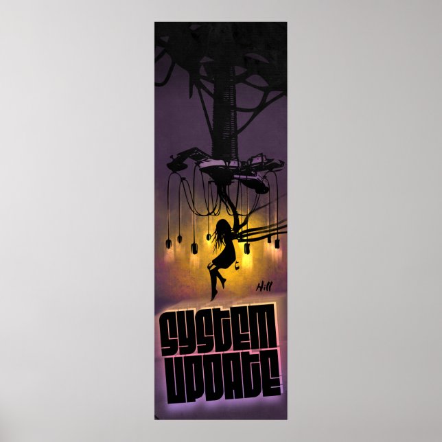 Arte Futurista de Cyberpunk Sci Fi Fantasy VR (Frente)