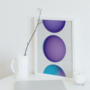 Arte futurista moderno Holográfico de los años 80