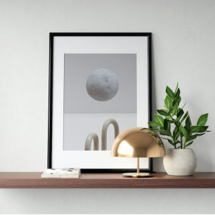 Arte futurista moderno Holográfico de los años 80