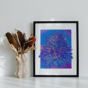 Arte futurista moderno Holográfico de los años 80