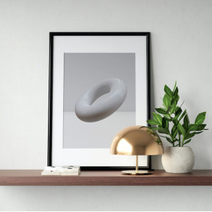 Arte futurista moderno Holográfico de los años 80