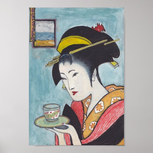 Arte Geisha Classic japonés (Frente)