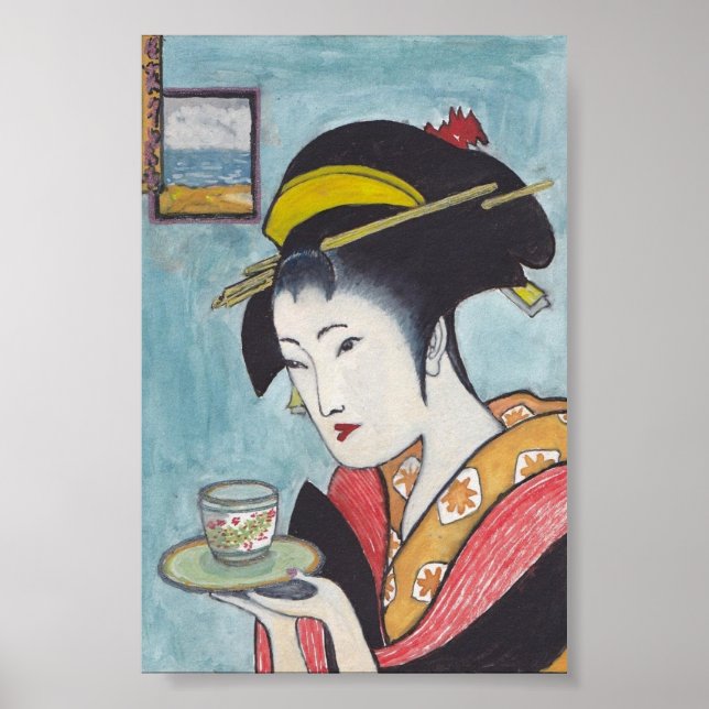 Arte Geisha Classic japonés (Frente)