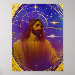 Arte generado por Jesús Stained Glass AI