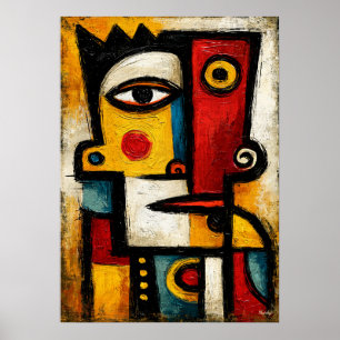 Arte geométrico abstracto audaz del rey cubista pr