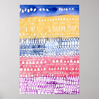 Arte geométrico abstracto colorido