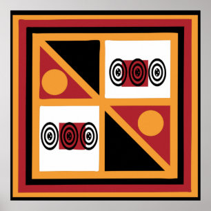 arte geométrico africano moderno abstracto