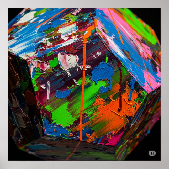Arte geométrico complicado (Frente)