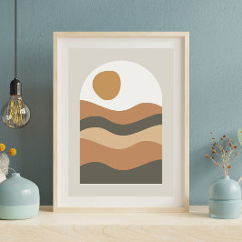 Arte geométrico de pared