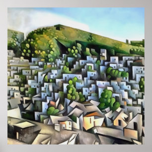 Arte geométrico del asentamiento histórico de Kaya