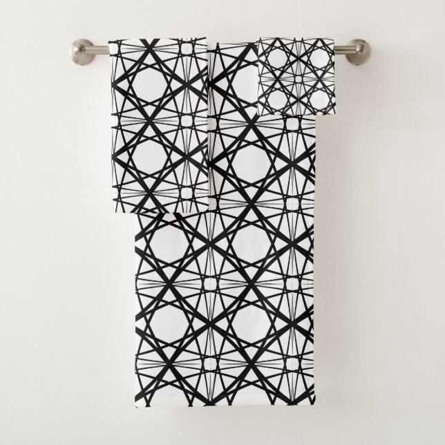 Arte geométrico en blanco y negro (In situ)