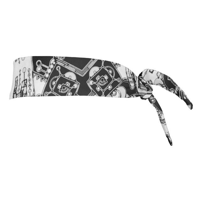 Arte geométrico en blanco y negro 4 (Girar 90)