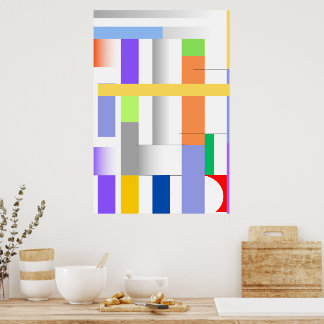 "Arte geométrico Imprimir arte de pared Poster pre