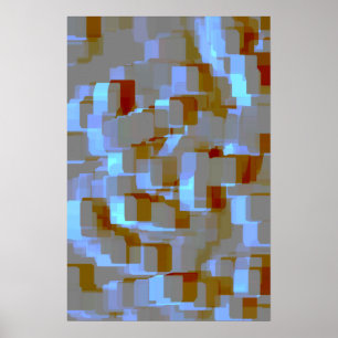 Arte geométrico "Koi Pond"