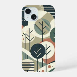 Arte Geométrico Moderno de Bosque de Mitad de Sigl