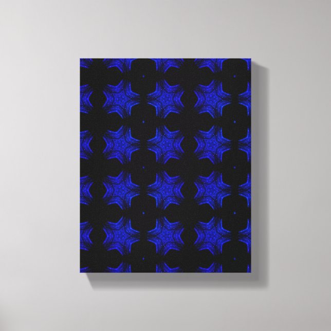 Arte Geométrico Moderno, Estrella Azul, Decoración (Anverso)