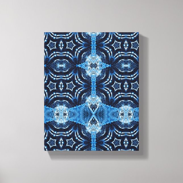 Arte Geométrico Moderno Simple, Arte Pared Blue St (Anverso)