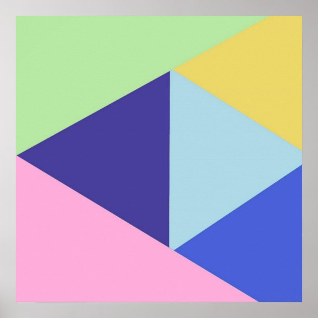arte geométrico multicolor (Frente)