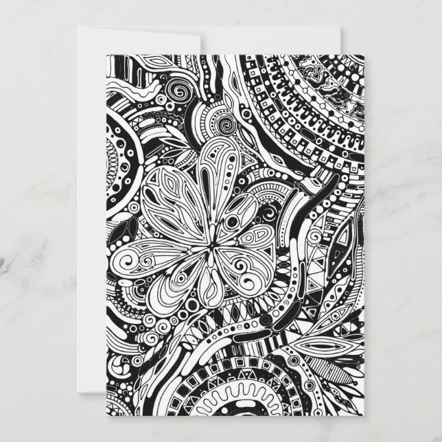 Arte Geométrico Negro Y Blanco 15 (Anverso)