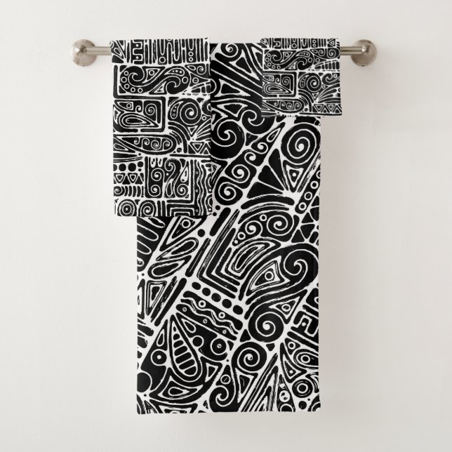 Arte Geométrico Negro Y Blanco 2 (In situ)