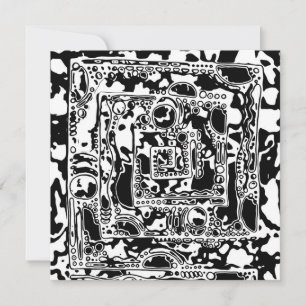 Arte Geométrico Negro Y Blanco 25