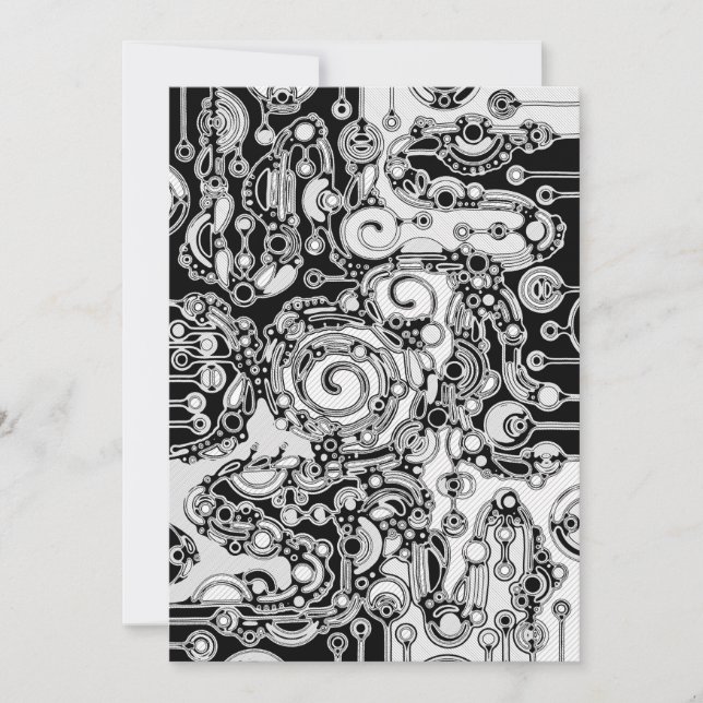 Arte Geométrico Negro Y Blanco 3 (Anverso)