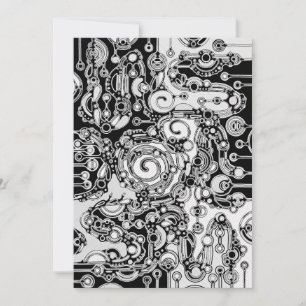 Arte Geométrico Negro Y Blanco 3