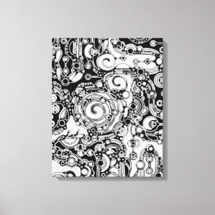 Arte Geométrico Negro Y Blanco 3