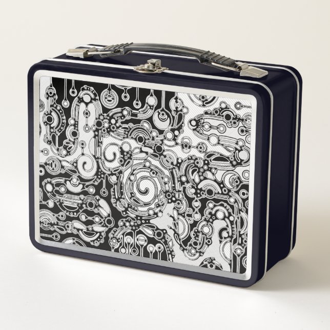 Arte Geométrico Negro Y Blanco 3 (Anverso)