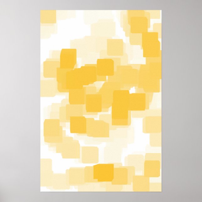 Arte geométrico "Tangerine" (Frente)