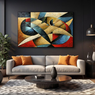 Arte geométrico texturizado