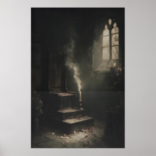 Arte Gótico de la Escalera de la Catedral de Velas