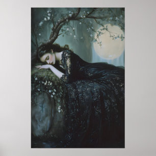 Arte Gótico Romántico Imprimible Fantasía Oscura