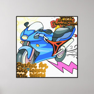 Arte Gráfico de Bicicleta Minimalista – Motociclet